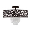 Livex Lighting Allendale 4 - Light Semi-Flush Mount in  Bronze - 4 of 4