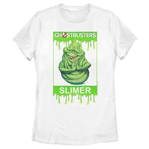 Women's Ghostbusters Framed Slimer T-Shirt - 1 of 4