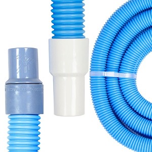 Swimline Hydrotools Pool Spiral Wound Vacuum Hose Accessory for Inground Swimming Pools with Kink-Free Swivel Cuff, 1.5" x 30' - 1 of 4