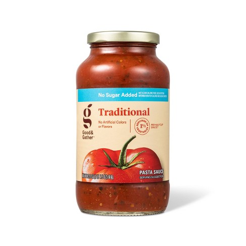 Traditional Pasta Sauce No Sugar Added - 24oz - Good & Gather™ : Target