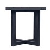 Outdoor Acacia Wood End Table,Square Slatted Sofa or Entryway Table with X-Base,Wooden Console Table for Patio or Balcony-Maison Boucle - 4 of 4