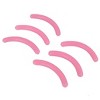 Unique Bargains 6 Pcs Pink Rubber Replacement Cosmetic Accessories Eyelash Curler Pad for Lady - 4 of 4