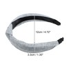 Unique Bargains Textured Cotton Knot Headband Soft Hairband for Women 1.3 Inch Wide 1Pcs - 4 of 4