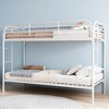 Okak Twin Size Heavy Duty Metal Bunk Bed with Ladders & High Guardrail,Contemporary Bed Frame for Bedroom,Apartments - 3 of 4