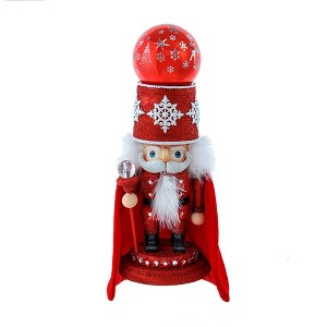 Kurt Adler 14.5-Inch Hollywood Nutcrackers Musical Red Soldier With Water Globe Nutcracker - 1 of 4