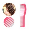 Unique Bargains Anti Static Hair Comb Wide Tooth for Thick Curly Hair Hair Care Detangling Comb For Wet and Dry 2 Pcs - 2 of 4