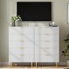 Whizmax Fluted 5 Drawers Dresser for Bedroom, Wooden Drawer Organizer for Bedroom, Living Room, Hallway, Entryway - 2 of 4