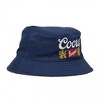 Adult Coors Banquet Beer Brand and All Over Logos Reversible Text Bucket Hat - 4 of 4