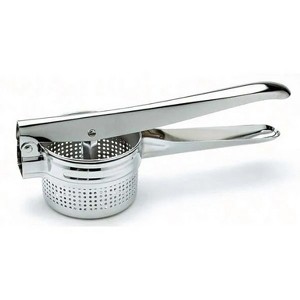 Norpro Chrome Finish Potato Ricer - 20oz Capacity- Fits Over Pots and Bowls for No Mess Use - 1 of 4