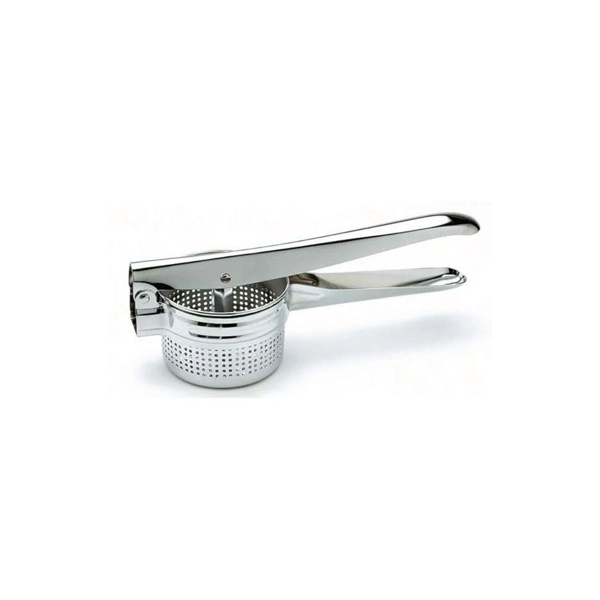 Norpro Chrome Finish Potato Ricer - 20oz Capacity- Fits Over Pots and Bowls for No Mess Use