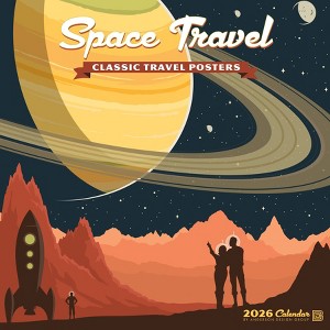 Willow Creek Press 12"x12" 2026 Space Travel Wall Calendar - 1 of 4
