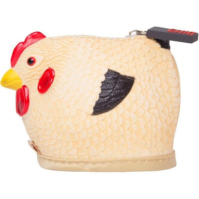 Rubber Chicken Coin Purse: Multicolor Tan