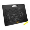 PICASSO-TILES Magnetic Drawing Board, 12x10 Erasable Writing Pad Playboard STEM Educational Toy, Large Black - 3 of 4