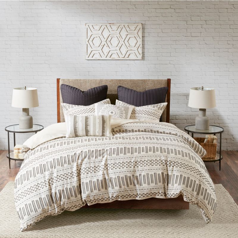 3pc Rhea Cotton Jacquard Mini Comforter & Sham Set , 4 of 11