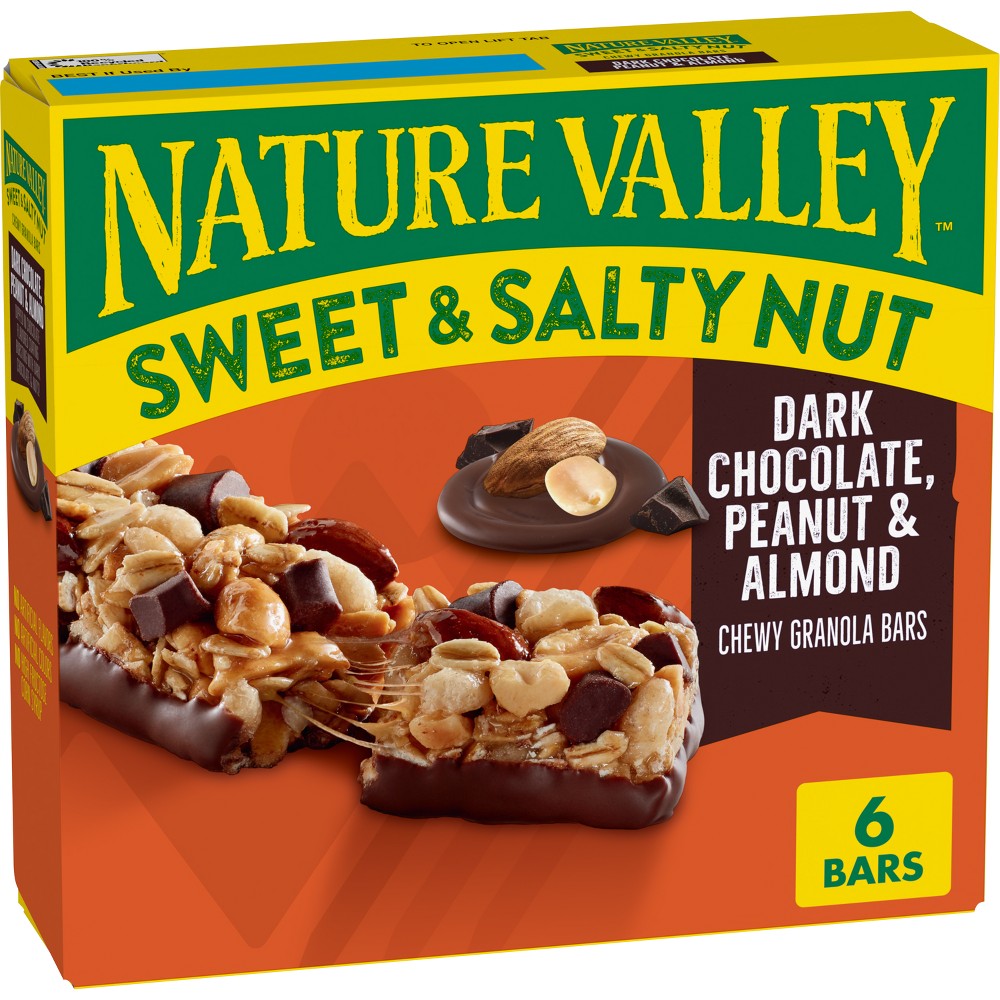 UPC 016000278554 product image for Nature Valley Sweet & Salty Dark Chocolate-Peanut & Almond Granola Bars - 7.4oz/ | upcitemdb.com