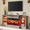 AMERLIFE Farmhouse Electric Fireplace TV Stand - 4 of 4