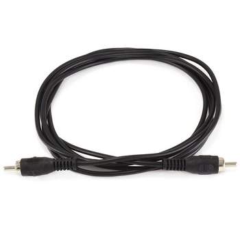 Unique Bargains 2pcs 12/ 30cm 2 Rca Female To Male Cable Jack Wire Adapter  Y Splitter Car Audio : Target