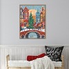 Amanti Art Snowfall in Amsterdam by Caroline Bonne Muller Canvas Wall Art Print Framed - 4 of 4