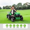 Kids Ride on Tractor with Remote Control, 12V Battery Powered Electric Tractor and 35W Dual Motors for Kids - 2 of 4