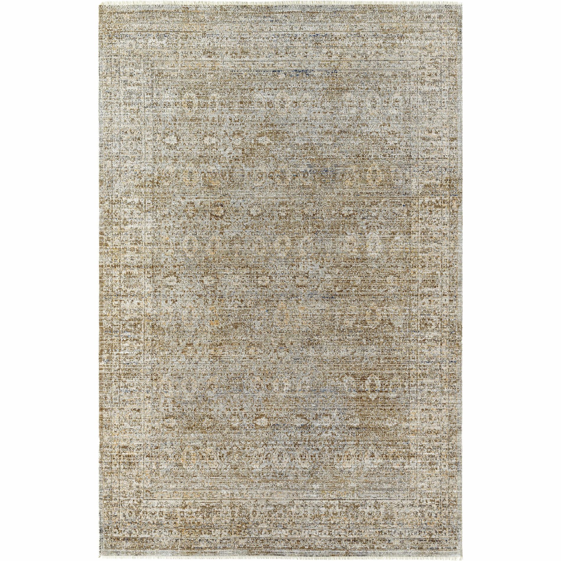 Hauteloom Rectangle Area Rug  Gray