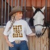Simply Sage Market Women's Floral Let's Go Girls Short Sleeve Garment Dyed Tee - 2 of 2