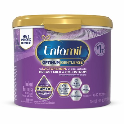 Enfamil Optimum Gentlease Powder Infant Formula - 19.5oz