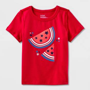 Toddler Adaptive Watermelon Short Sleeve Graphic T-Shirt - Cat & Jack™ Red