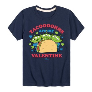 Boys' - Toy Story - Tacos Are My Valentine Short Sleeve Graphic T-Shirt - 1 of 4