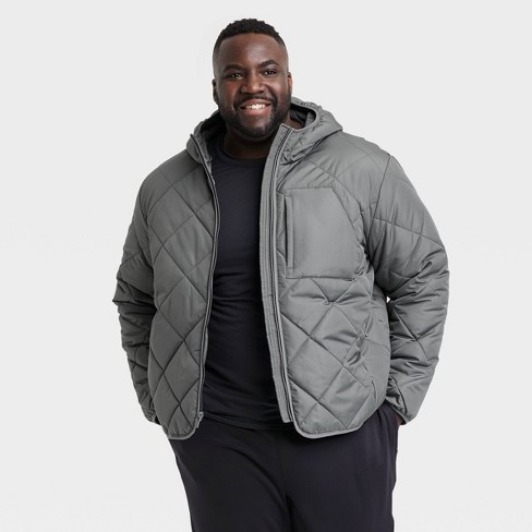 Stretch Woven Street Puffer - Cosmic Grey