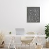 Stupell Industries Gray Poppies Outline Floating Frame Canvas Art - 3 of 4