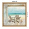 Amanti Art Seaside Morning Crop by Danhui Nai Canvas Wall Art Print Framed 16-in. x 16-in. - 4 of 4