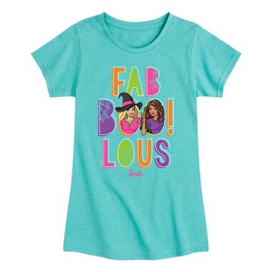 Girls' - Barbie - Faboolous Fitted Short Sleeve Graphic T-Shirt - 1 of 4