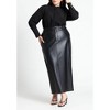 ELOQUII Women's Plus Size Pointed Collar Button Up Shirt - 4 of 4
