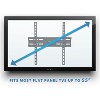 Mount-It! Tilt TV Wall Mount Bracket | Low-Profile Tilting Mounting Bracket Compatible with 32 to 55 Inch Flat Screen TVs | 77 Lbs. Capacity | Black - 4 of 4
