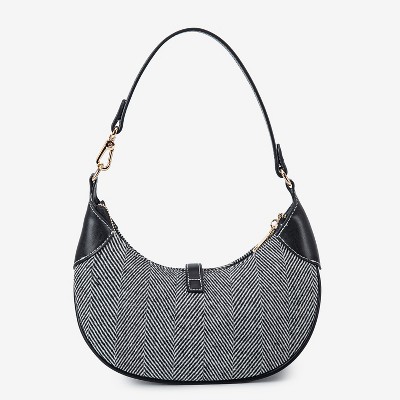 MKF Collection Mire Women’s Shoulder Half Moon Bag by Mia K - Black — фото 2