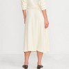 Lands' End Women's Cozy Rib Midi Wrap Skirt - 2 of 4