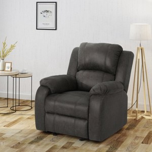 Lyngins Modern Upholstered Recliner Chair with Push Back & Footrest,Single Sofa Accent Chair for Living Room,Bedroom - 1 of 4