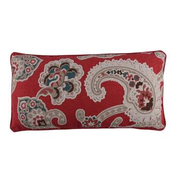 Astrid Embroidered Paisley Decorative Pillow - Levtex Home
