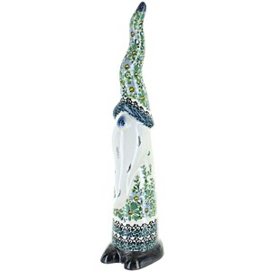 Blue Rose Polish Pottery AD42 Galia Tall Gnome - 1 of 2