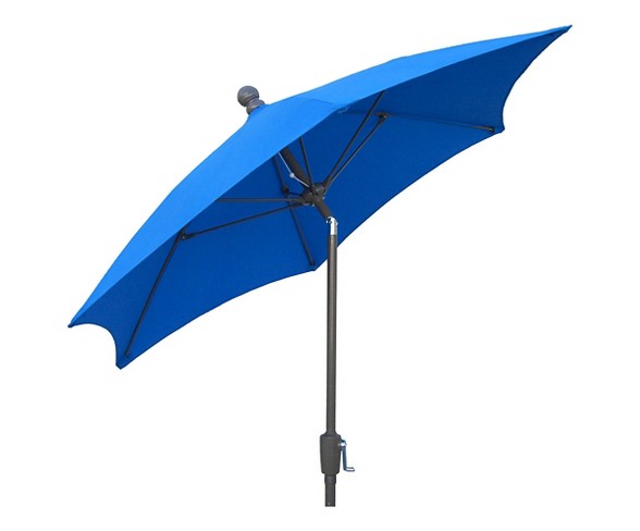 FiberBuilt 9' Patio Umbrella Pacific Blue