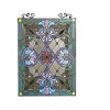 Chloe Lighting Izzy Tiffany-Glass Victorian Window Panel 18X25.5 - 2 of 3