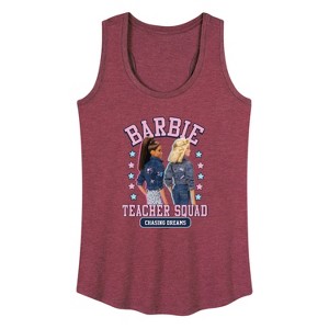 Women's - Barbie - Teacher Squad Graphic Racerback Tank - 1 of 4