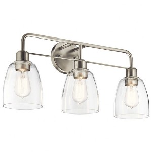 Kichler Lighting Meller 3 - Light Vanity in  Nickel Textured - 1 of 1
