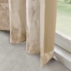 ChicFurnit Curtain Panel Printed Jacquard Total Blackout for Bedroom and Media Room, Off-White, 84"*50"*0.12" - 3 of 4