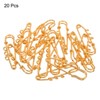 Unique Bargains Metal Decorative DIY Women's Clothing Dress 3 Holes Sewing Brooch Pins 20 Pcs - 3 of 4