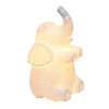 Creekwood Home 8.18" Glowing Ceramic Gentle Giant Elephant Light White - 2 of 4