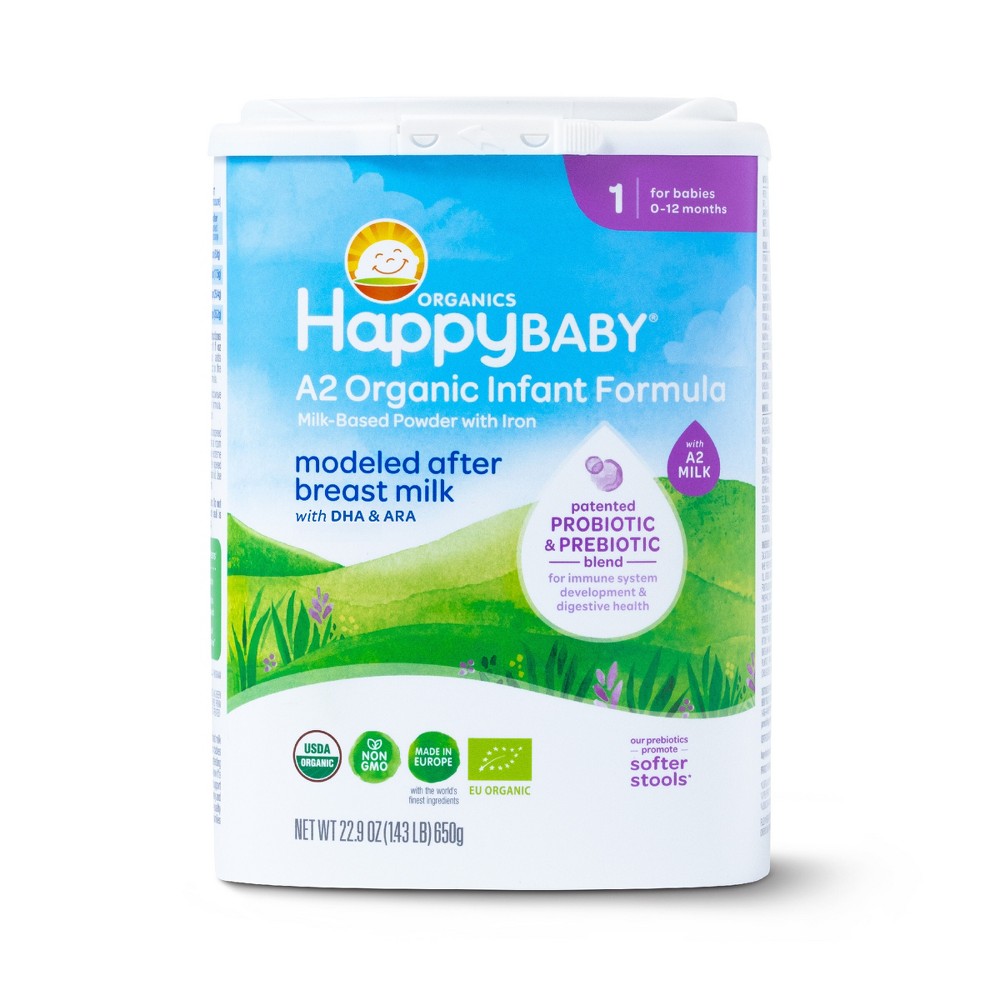 Happy Baby Organic Infant Formula Powder A2 - 22.9 fl oz