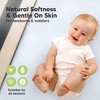 KeaBabies 2pk Soothe Waterproof Fitted Mini Crib Sheets for Girl, Boy, 100% Organic Soft Cotton Pack and Play Sheets - 4 of 4