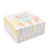 Blue Panda 100 Pack Happy Birthday Ice Cream Luncheon Paper Napkins for Party Supplies Decorations, 6.5 In - 4 of 4