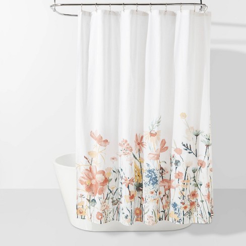 Floral Snake Shower Curtain